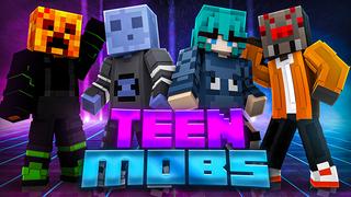 Thumbnail of the Minecraft Bedrock Marketplace product Teen Mobs created by MobBlocks.