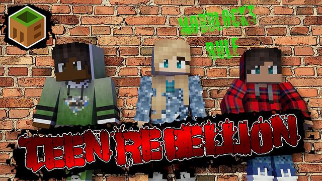 Thumbnail of the Minecraft Bedrock Marketplace product Teen Rebellion created by MobBlocks.