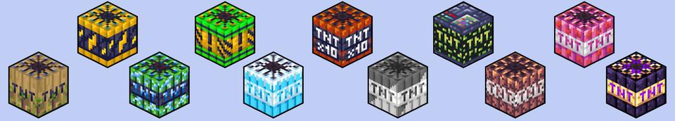 Panorama of the Minecraft Bedrock Marketplace product TNT Add-On created by MobBlocks.