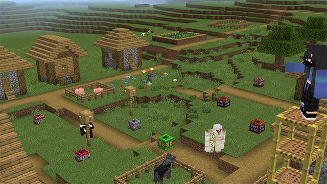 Screenshot of the Minecraft Bedrock Marketplace product TNT Add-On created by MobBlocks.