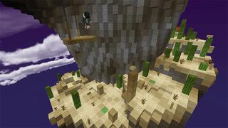 Screenshot of the Minecraft Bedrock Marketplace product Tornado Parkour created by MobBlocks.