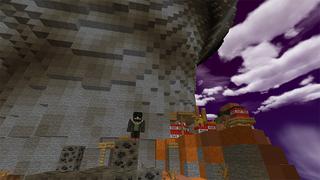 Screenshot of the Minecraft Bedrock Marketplace product Tornado Parkour created by MobBlocks.