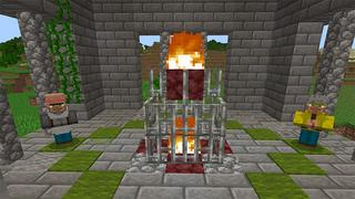 Screenshot of the Minecraft Bedrock Marketplace product Traders + created by MobBlocks.