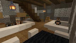 Screenshot of the Minecraft Bedrock Marketplace product Traders + created by MobBlocks.