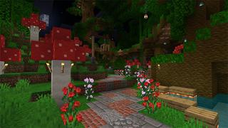 Screenshot of the Minecraft Bedrock Marketplace product Treehouse Survival Spawn created by MobBlocks.