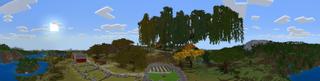 Panorama of the Minecraft Bedrock Marketplace product Treehouse Survival created by MobBlocks.