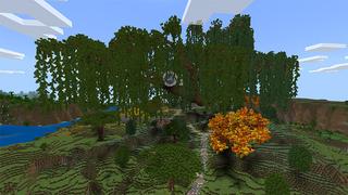 Screenshot of the Minecraft Bedrock Marketplace product Treehouse Survival created by MobBlocks.