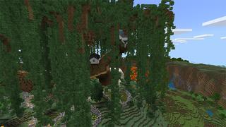 Screenshot of the Minecraft Bedrock Marketplace product Treehouse Survival created by MobBlocks.