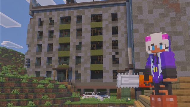 Screenshot of the Minecraft Bedrock Marketplace product True Survival Zombie Apocalypse Add-On created by MobBlocks.