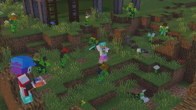 Screenshot of the Minecraft Bedrock Marketplace product True Survival Zombie Apocalypse Add-On created by MobBlocks.