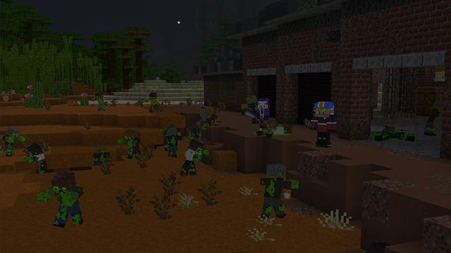 Screenshot of the Minecraft Bedrock Marketplace product True Survival Zombie Apocalypse Add-On created by MobBlocks.