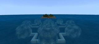 Panorama of the Minecraft Bedrock Marketplace product Under the Sea created by MobBlocks.