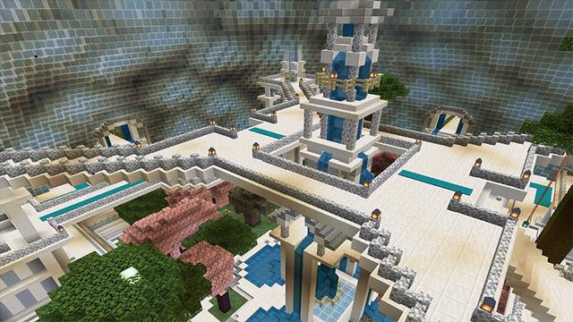 Screenshot of the Minecraft Bedrock Marketplace product Under the Sea created by MobBlocks.