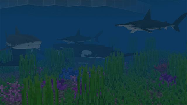 Screenshot of the Minecraft Bedrock Marketplace product Under the Sea created by MobBlocks.