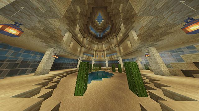 Screenshot of the Minecraft Bedrock Marketplace product Under the Sea created by MobBlocks.