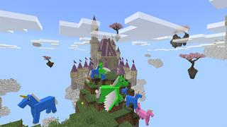 Screenshot of the Minecraft Bedrock Marketplace product Unicorns created by MobBlocks.