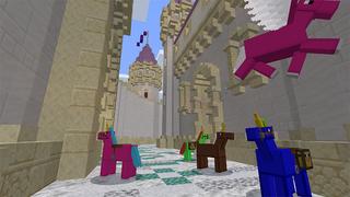Screenshot of the Minecraft Bedrock Marketplace product Unicorns created by MobBlocks.