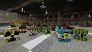 Screenshot of the Minecraft Bedrock Marketplace product Upgraded TNT created by MobBlocks.