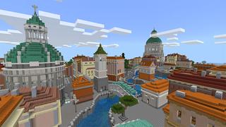 Screenshot of the Minecraft Bedrock Marketplace product Venice City created by MobBlocks.