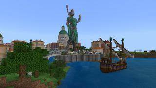 Screenshot of the Minecraft Bedrock Marketplace product Venice City created by MobBlocks.