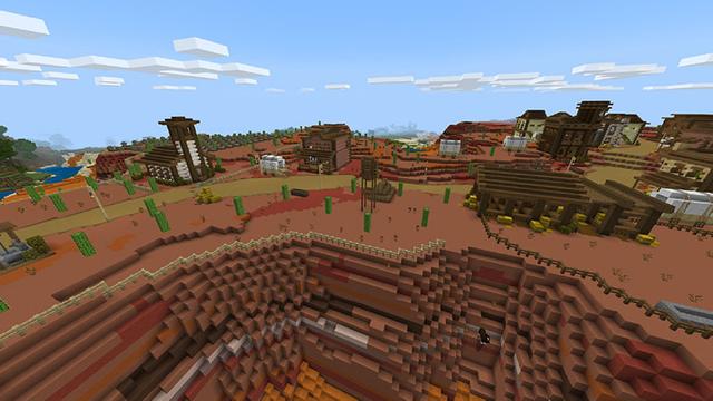 Screenshot of the Minecraft Bedrock Marketplace product Wild West created by MobBlocks.
