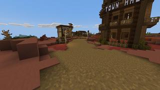 Screenshot of the Minecraft Bedrock Marketplace product Wild West created by MobBlocks.