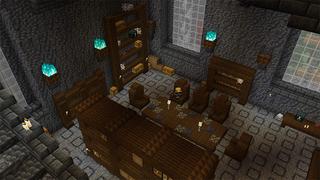 Screenshot of the Minecraft Bedrock Marketplace product Witches Castle created by MobBlocks.
