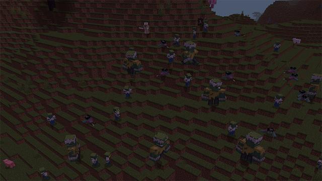 Screenshot of the Minecraft Bedrock Marketplace product Zombies created by MobBlocks.
