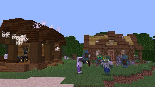 Screenshot of the Minecraft Bedrock Marketplace product Zombies created by MobBlocks.