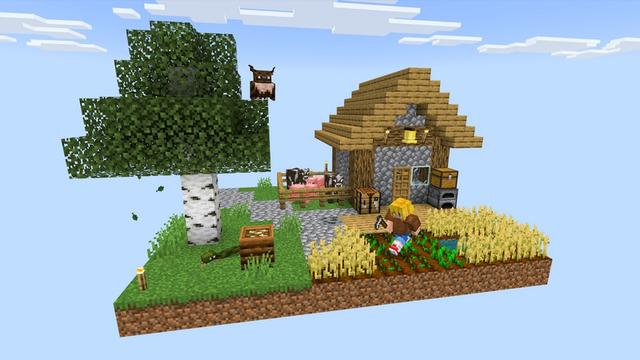 Screenshot of the Minecraft Bedrock Marketplace product One Block+ created by Mod Block.