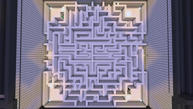 Screenshot of the Minecraft Bedrock Marketplace product A-Maze-ing Galactic Wars created by Monster Egg Studios.