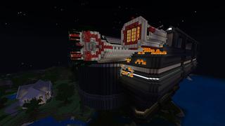 Screenshot of the Minecraft Bedrock Marketplace product A-Maze-ing Galactic Wars created by Monster Egg Studios.