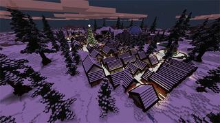 Screenshot of the Minecraft Bedrock Marketplace product A MobBlocks Holiday created by Monster Egg Studios.