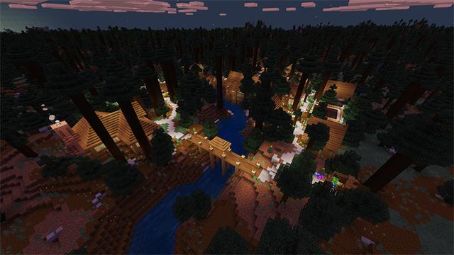 Screenshot of the Minecraft Bedrock Marketplace product A MobBlocks Holiday created by Monster Egg Studios.