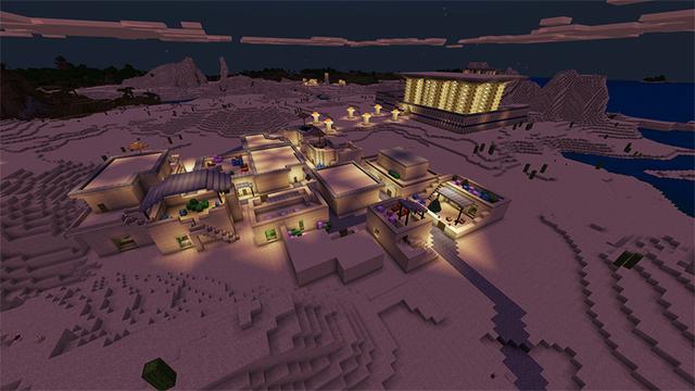 Screenshot of the Minecraft Bedrock Marketplace product A MobBlocks Holiday created by Monster Egg Studios.