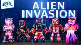 Thumbnail of the Minecraft Bedrock Marketplace product Alien Invasion! created by Monster Egg Studios.