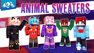 Thumbnail of the Minecraft Bedrock Marketplace product Animal Sweaters created by Monster Egg Studios.