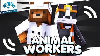 Thumbnail of the Minecraft Bedrock Marketplace product Animal Workers created by Monster Egg Studios.
