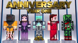 Thumbnail of the Minecraft Bedrock Marketplace product Anniversary: Year One created by Monster Egg Studios.