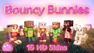 Thumbnail of the Minecraft Bedrock Marketplace product Bouncy Bunnies HD created by Monster Egg Studios.