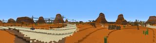 Panorama of the Minecraft Bedrock Marketplace product Buggy Discovery created by Monster Egg Studios.