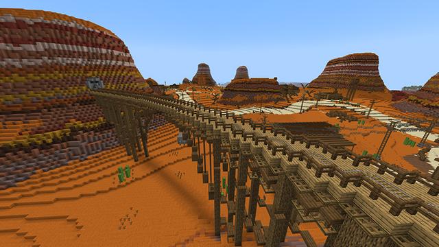 Screenshot of the Minecraft Bedrock Marketplace product Buggy Discovery created by Monster Egg Studios.