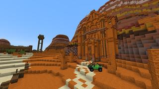 Screenshot of the Minecraft Bedrock Marketplace product Buggy Discovery created by Monster Egg Studios.