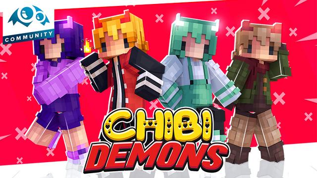 Thumbnail of the Minecraft Bedrock Marketplace product Chibi Demons created by Monster Egg Studios.