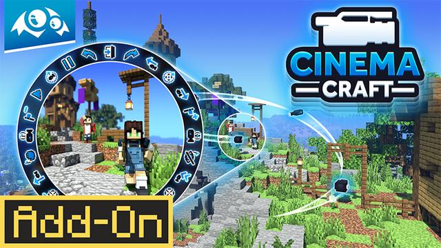 Thumbnail of the Minecraft Bedrock Marketplace product CinemaCraft Add-On created by Monster Egg Studios.