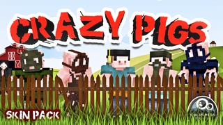 Thumbnail of the Minecraft Bedrock Marketplace product Crazy Pigs created by Monster Egg Studios.