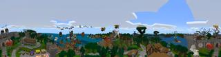 Panorama of the Minecraft Bedrock Marketplace product Creature Keep created by Monster Egg Studios.