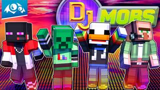 Thumbnail of the Minecraft Bedrock Marketplace product DJ Mobs created by Monster Egg Studios.
