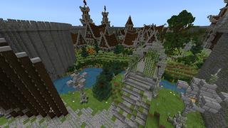 Screenshot of the Minecraft Bedrock Marketplace product Dragus Keep created by Monster Egg Studios.