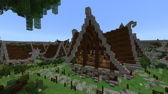 Screenshot of the Minecraft Bedrock Marketplace product Dragus Keep created by Monster Egg Studios.